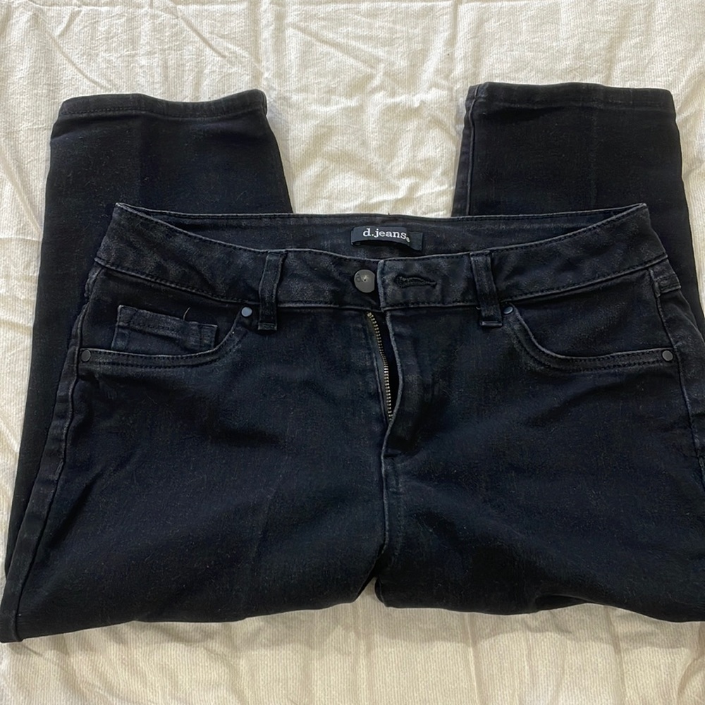 D jeans Black Capri